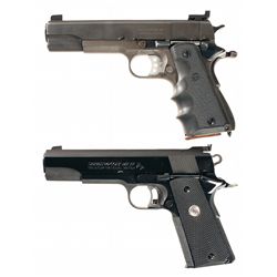 Two Semi-Automatic Pistols -A) Custom Remington Rand Model 1911A1 Semi-Automatic Pistol
