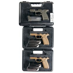 Three Cased Semi-Automatic Pistols -A) Springfield Armory U.S.A XD Tactical Semi-Automatic Pistol