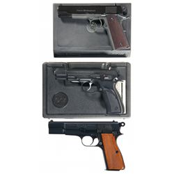 Three Semi-Automatic Pistols -A) Para-Ordnance Model 745 LDA Semi-Automatic Pistol with Case