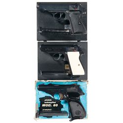 Three European Semi-Automatic Pistols -A) Walther Model PP Pistol with Case