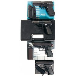 Four Boxed Semi-Automatic Pistols -A) Sig Sauer Model P220 Semi-Automatic Pistol