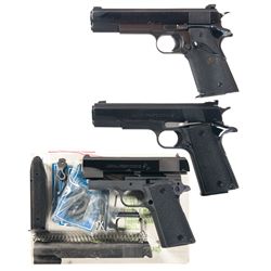 Three Semi-Automatic Pistols -A) Crown City Arms 1911 Semi-Automatic Pistol