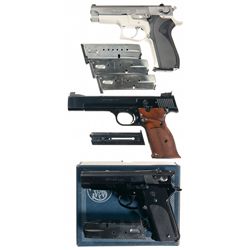 Three Smith & Wesson Semi-Automatic Pistols -A) Smith & Wesson Model 5903 Semi-Automatic Pistol with