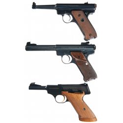 Three Semi-Automatic Pistols -A) Ruger Standard Model Semi-Automatic Pistol