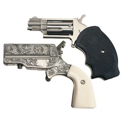 Two Handguns -A) North American Arms Mini Single Action Revolver