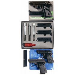 Three Semi-Automatic Pistols -A) Heckler & Koch HK4 Semi-Automatic Pistol with Box and Conversion Ba