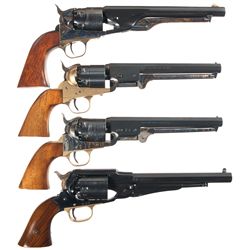 Four European Colt Reproduction Percussion Revolvers -A) Belgian Reproduction Colt 1860 Army Percuss