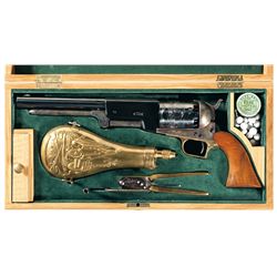 Cased Colt Black Powder Series Walker Percussion Revolver with Accessories