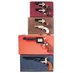 Six Cased Colt Handguns -A) Colt No. 4 Derringer