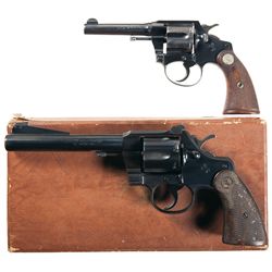Two Colt Double Action Revolvers -A) Colt Police Positive Double Action Revolver