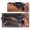 Image 1 : Two Boxed Colt Double Action Revolvers -A) Colt Official Police Double Action Revolver