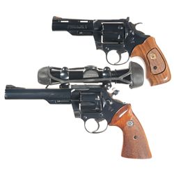 Two Colt Trooper Double Action Revolvers -A) Colt Trooper Mark V Double Acton Revolver