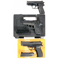 Three Semi-Automatic Pistols -A) Sig-Arms Model P229 Semi-Automatic Pistol