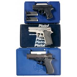 Three Smith & Wesson Semi-Automatic Pistols -A) Smith & Wesson Model SW380 Semi-Automatic Pistol wit