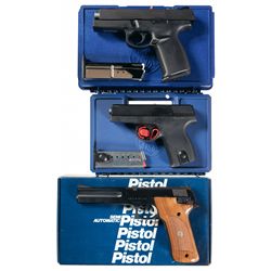 Three Smith & Wesson Semi-Automatic Pistols -A) Smith & Wesson Model SW9C Semi-Automatic Pistol with