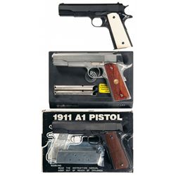 Three Model 1911 Style Semi-Automatic Revolvers -A) Norinco Model 1911A1 Semi-Automatic Pistol
