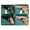 Image 1 : Four Star Semi-Automatic Pistols -A) Star Model BKM Semi Automatic Pistol with Case