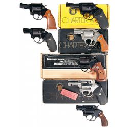 Seven Charter Arms Double Action Revolvers -A) Charter Arms Bulldog Tracker Double Action Revolver