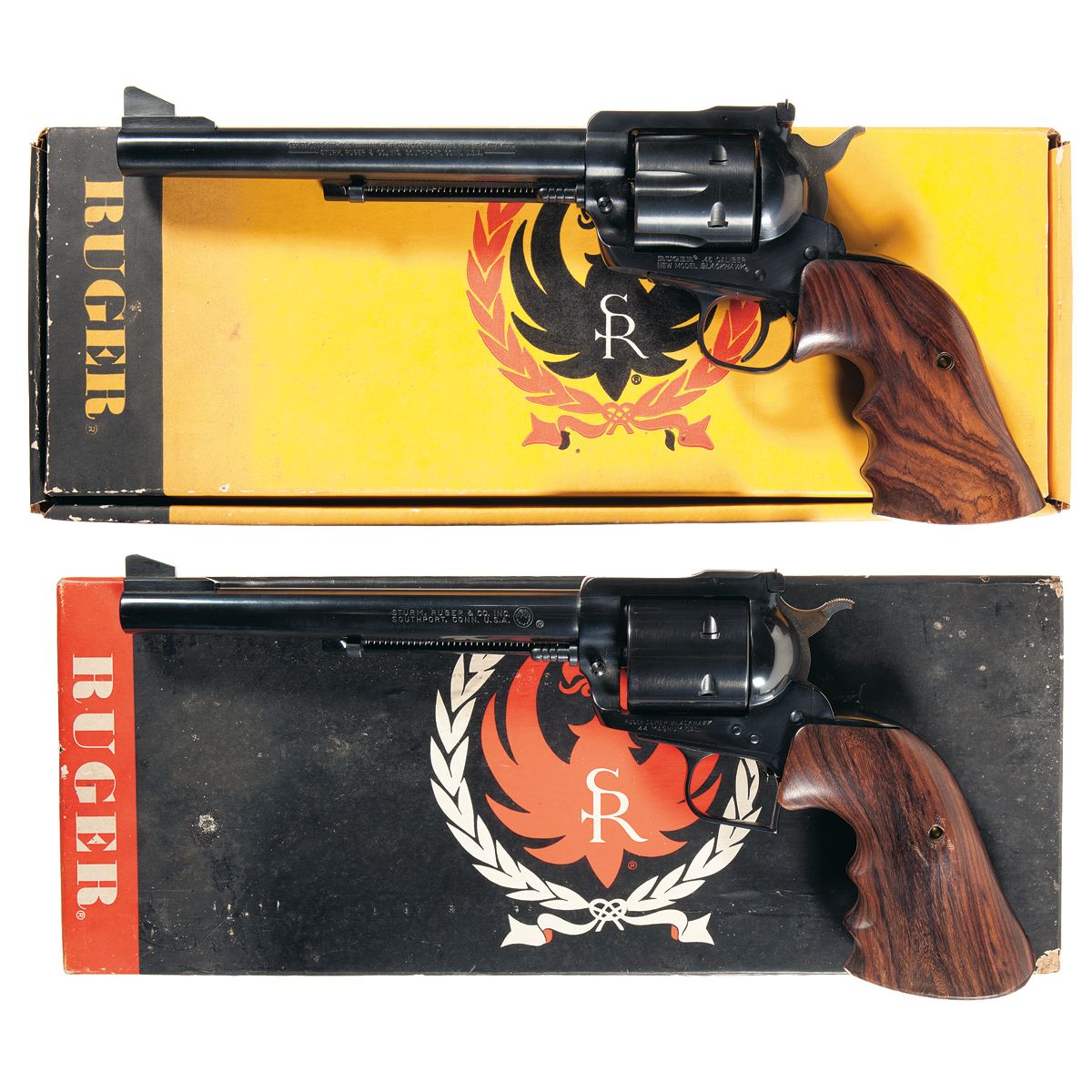 Two Boxed Ruger Blackhawk Revolvers A) Ruger New Model Blackhawk Single Action Revolver