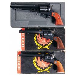 Three Boxed Ruger Single Action Revolvers -A) Ruger Old Army Single Action Revolver