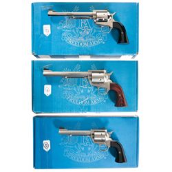 Three Boxed Freedom Arms Single Action Revolvers -A) Freedoms Arms Model 1997 Single Action Revolver