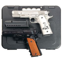 Two Semi-Automatic Pistols -A) Taurus PT 1911 Semi-Automatic Pistol with Case