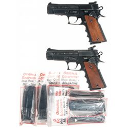 Two Wolf Semi-Automatic Target Pistols -A) Wolf Ultramatic SV Competition Semi-Automatic Pistol
