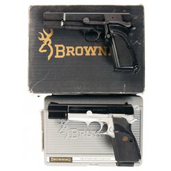 Two Browning High Power Semi-Automatic Pistols -A) Browning High Power Semi-Automatic Pistol with Bo