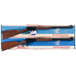 Two Boxed Winchester Lever Action Long Guns -A) Winchester Model 9422 Lever Action Rifle