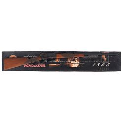 Engraved Winchester Model 1895 Lever Action Rifle with Original Box