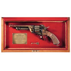 Cased American Historical Foundation Gen. J.E.B. Stuart Commemorative LeMat Percussion Revolver