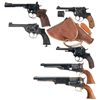 Image 1 : Six Revolvers -A) Rare Nagant 1895 Target Revolver