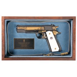 Cased Auto Ordnance Corp USAF Commemorative 1911A1 Semi-Automatic Pistol