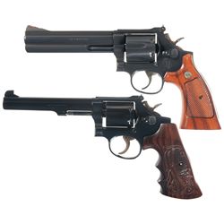 Two Smith & Wesson Double Action Revolvers -A) Smith & Wesson Model 686-3 Double Action Revolver