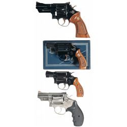 Four Smith & Wesson Double Action Revolvers -A) Smith & Wesson Model 27 Double Action Revolver