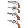 Image 1 : Four Stainless Smith & Wesson Double Action Revolvers -A) Smith & Wesson Model 681 Double Action Rev