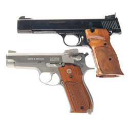 Two Smith & Wesson Semi-Automatic Pistols -A) Smith & Wesson Model 41 Semi-Automatic Pistol