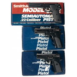 Three Boxed Smith & Wesson Semi-Automatic Pistols -A) Smith & Wesson Model 422 Semi-Automatic Pistol