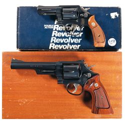 Two Smith & Wesson Double Action Revolvers -A) Smith & Wesson Model 10-8 Double Action Revolver with