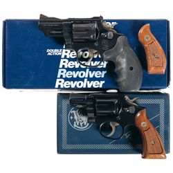 Two Boxed Smith & Wesson Double Action Revolvers -A) Smith & Wesson Model 19-7 Double Action Revolve