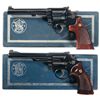 Image 1 : Two Boxed Smith & Wesson Double Action Revolvers -A) Smith & Wesson Model 14-3 Double Action Revolve