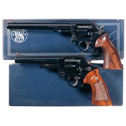 Two Boxed Smith & Wesson Double Action Revolvers -A) Smith & Wesson Model 48-2 Double Action Revolve
