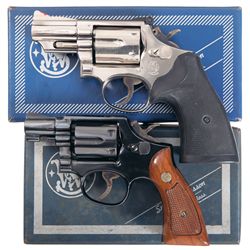 Two Boxed Smith & Wesson Double Action Revolvers -A) Smith & Wesson Model 19-4 Double Action Revolve