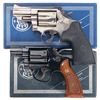 Image 1 : Two Boxed Smith & Wesson Double Action Revolvers -A) Smith & Wesson Model 19-4 Double Action Revolve