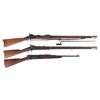 Image 1 : Three Rifles -A) Springfield Armory Model 1873 Trapdoor Single Shot Rifle with Sling, Bayonet