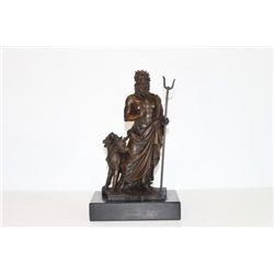 Marvelous Bronze Sculpture Hades God of the Underword