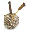 Image 4 : 19th c. African water pipe/water bottle