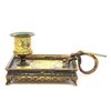 Image 6 : French enamel & bronze desk set in Asian taste