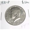Image 1 : 1981-P Kennedy Half Dollar *BU UNC HIGH GRADE*!!