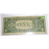 Image 2 : 1957 Series B $1 RARE *STAR NOTE* *SILVER CERTIFICATE* Serial # *33466804B!!